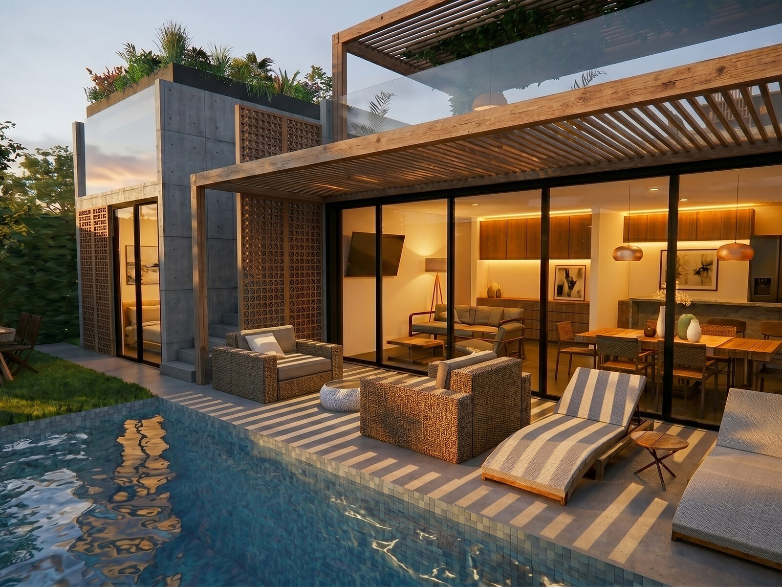 Casa Acqua — vivienda con piscina