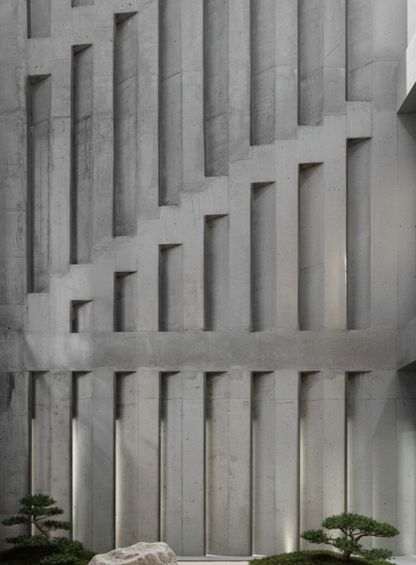 Detalle de concreto visto